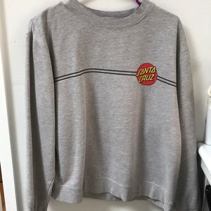 Santa Cruz crew neck hoodie